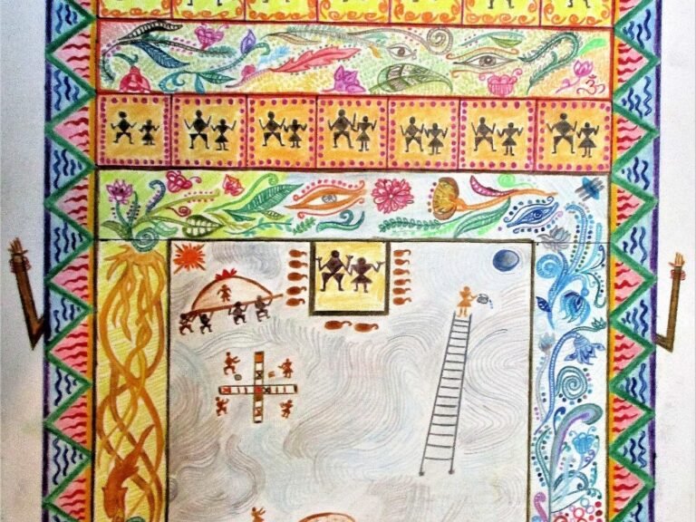 Ahoi Mata painting