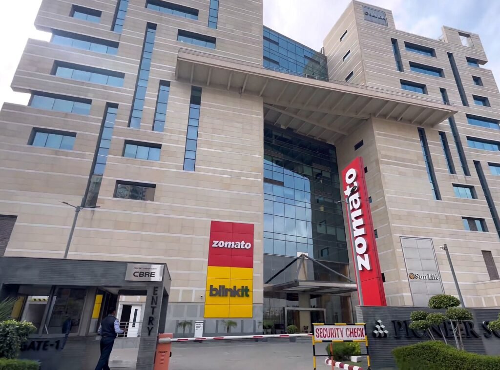 Eternal Limited headquarters, the company that owns Zomato and Blinkit