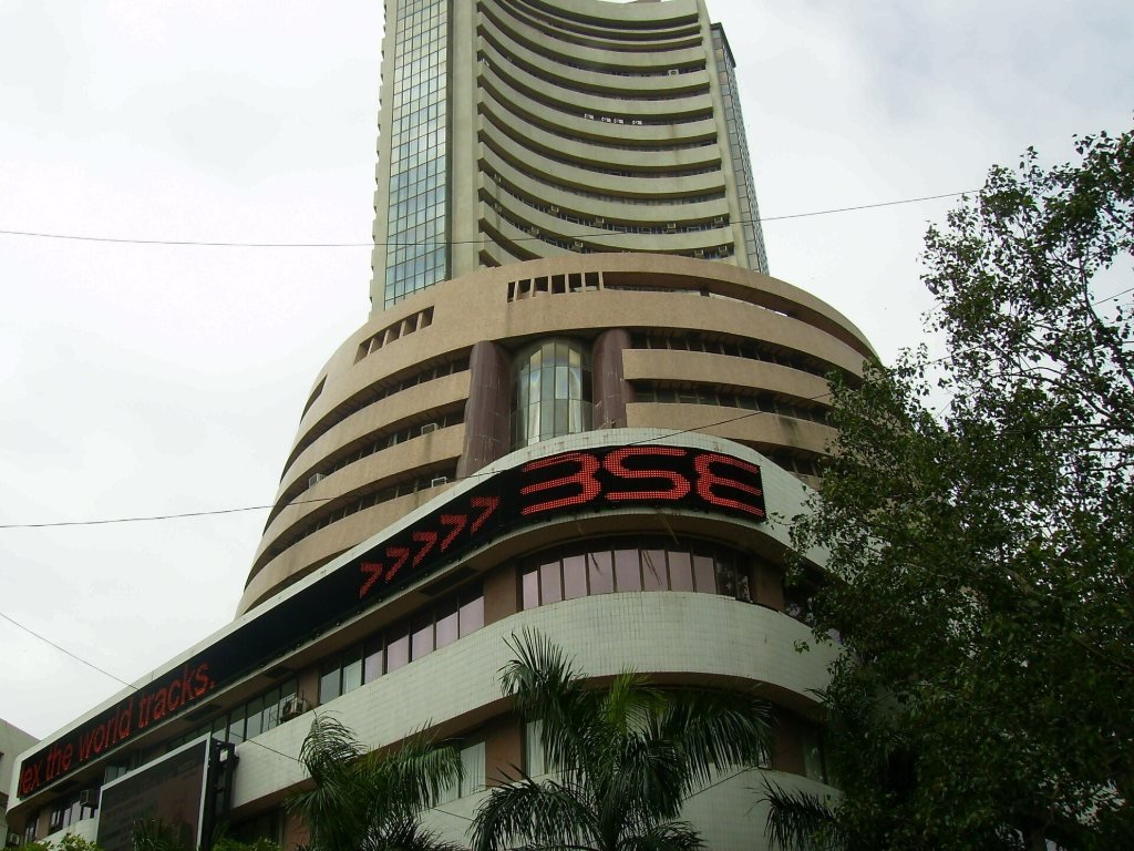 The Bombay Stock Exchange building, Phiroze Jeejeebhoy Towers, in Mumbai