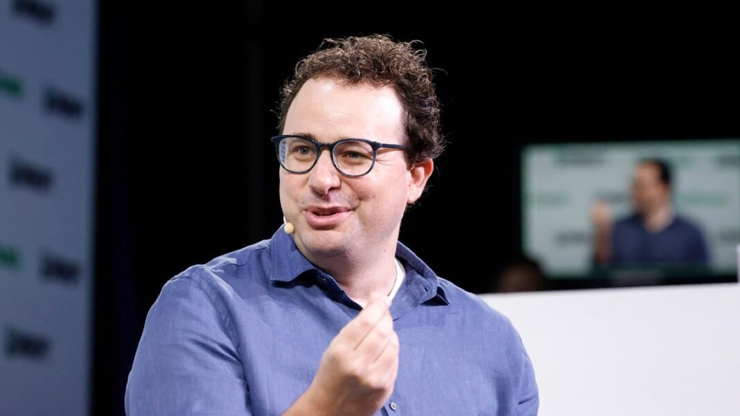 Anthropic CEO Dario Amodei speaking at TechCrunch Disrupt 2023 Anthropic CEO Dario Amodei speaking at TechCrunch Disrupt 2023