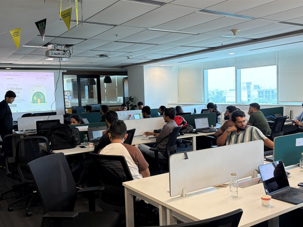 Participants working on laptops at the Codex workshop in Noida