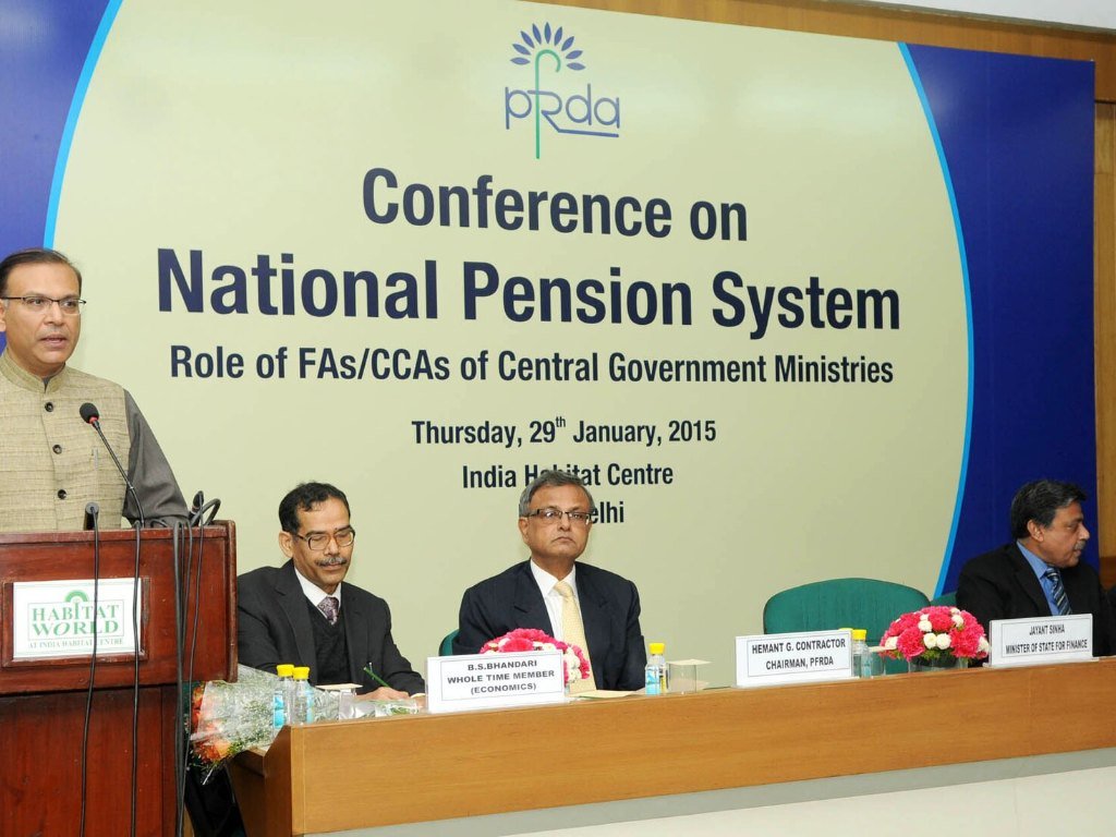 A conference on NPS organised by PFRDA in New Delhi