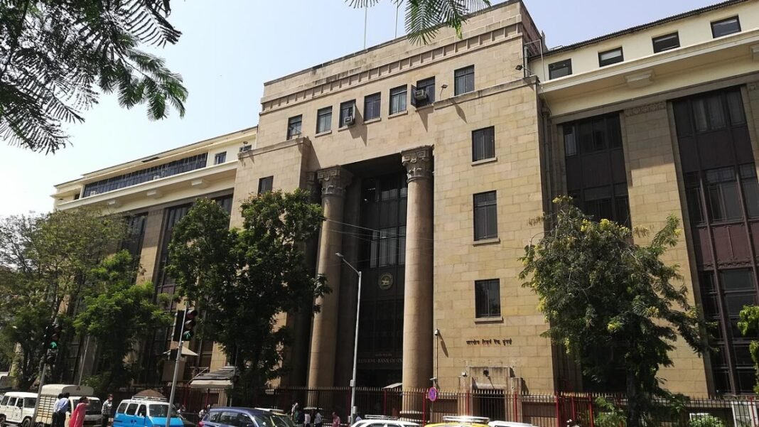 Reserve Bank of India headquarters building in Mumbai