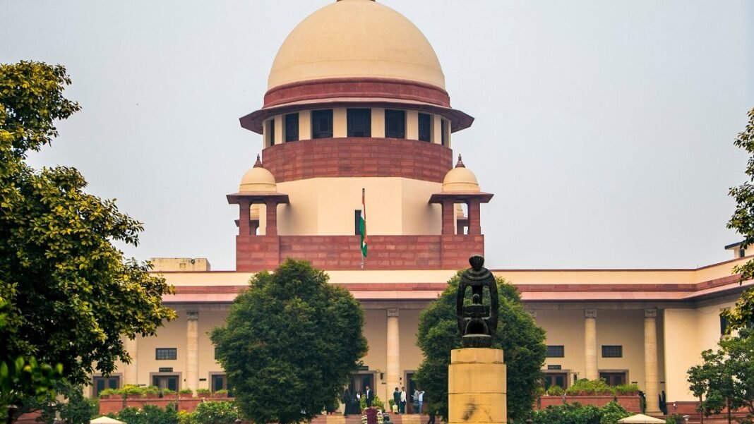 The dome of the Supreme Court of India building in New Delhi